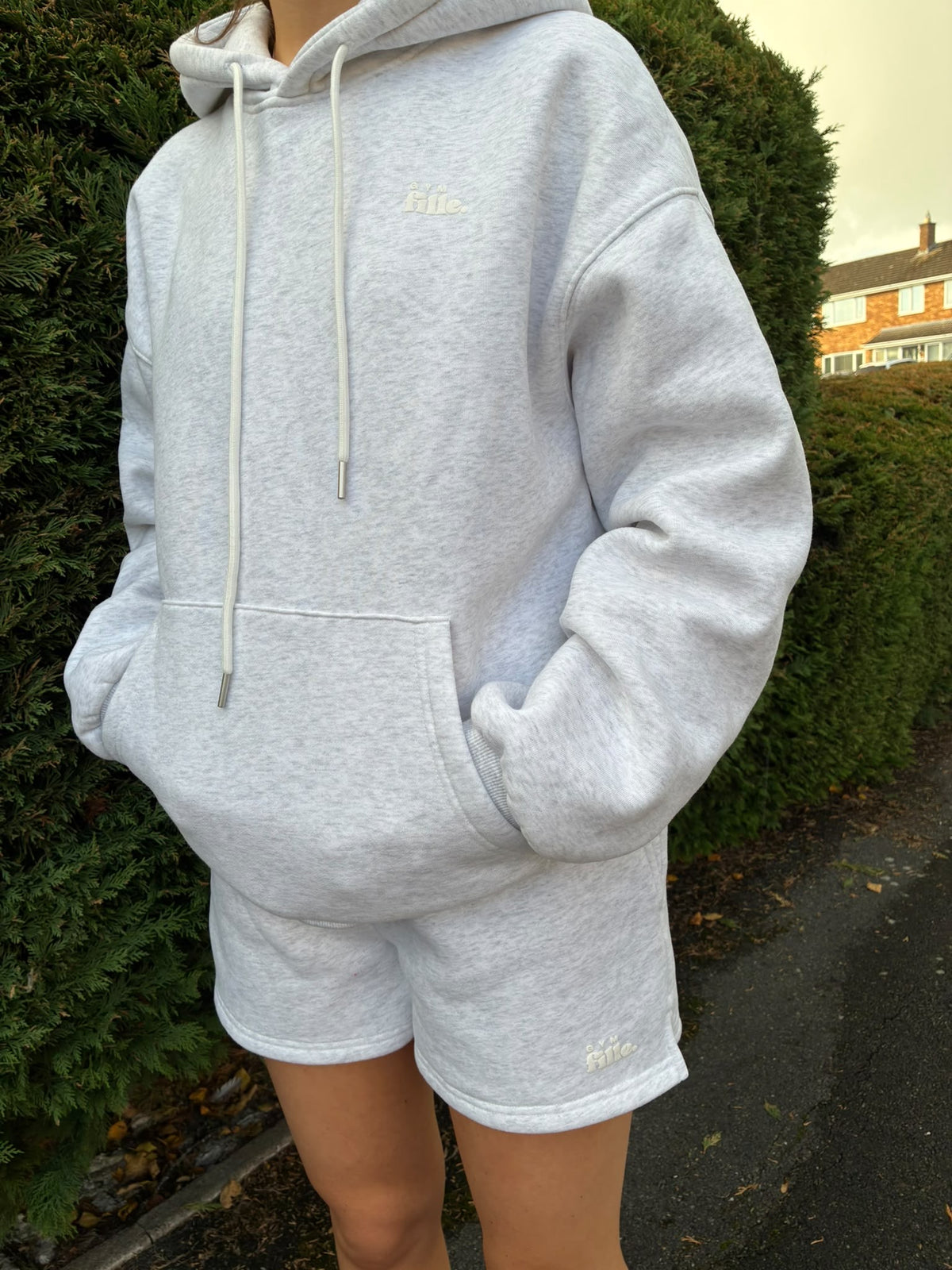 Hallie Hoodie & Jogger Shorts Set