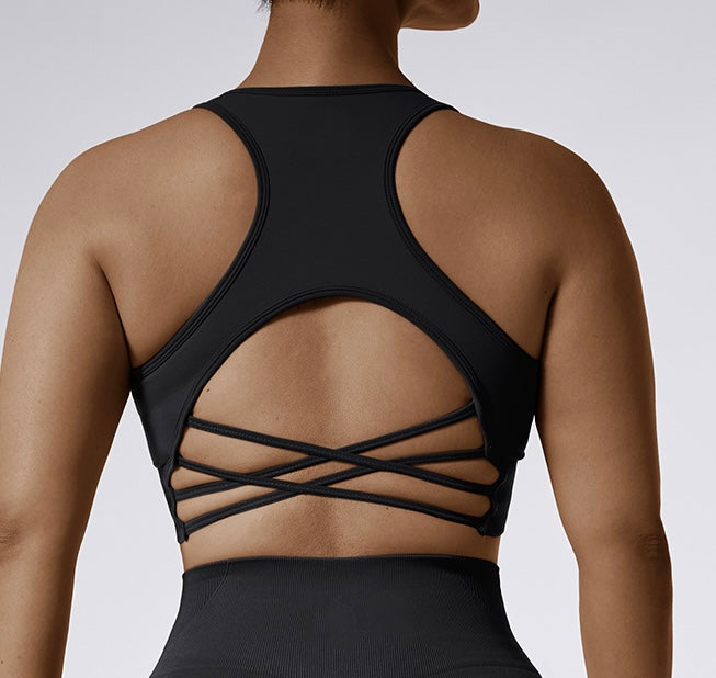 Joelle Cross Back Sports Bra