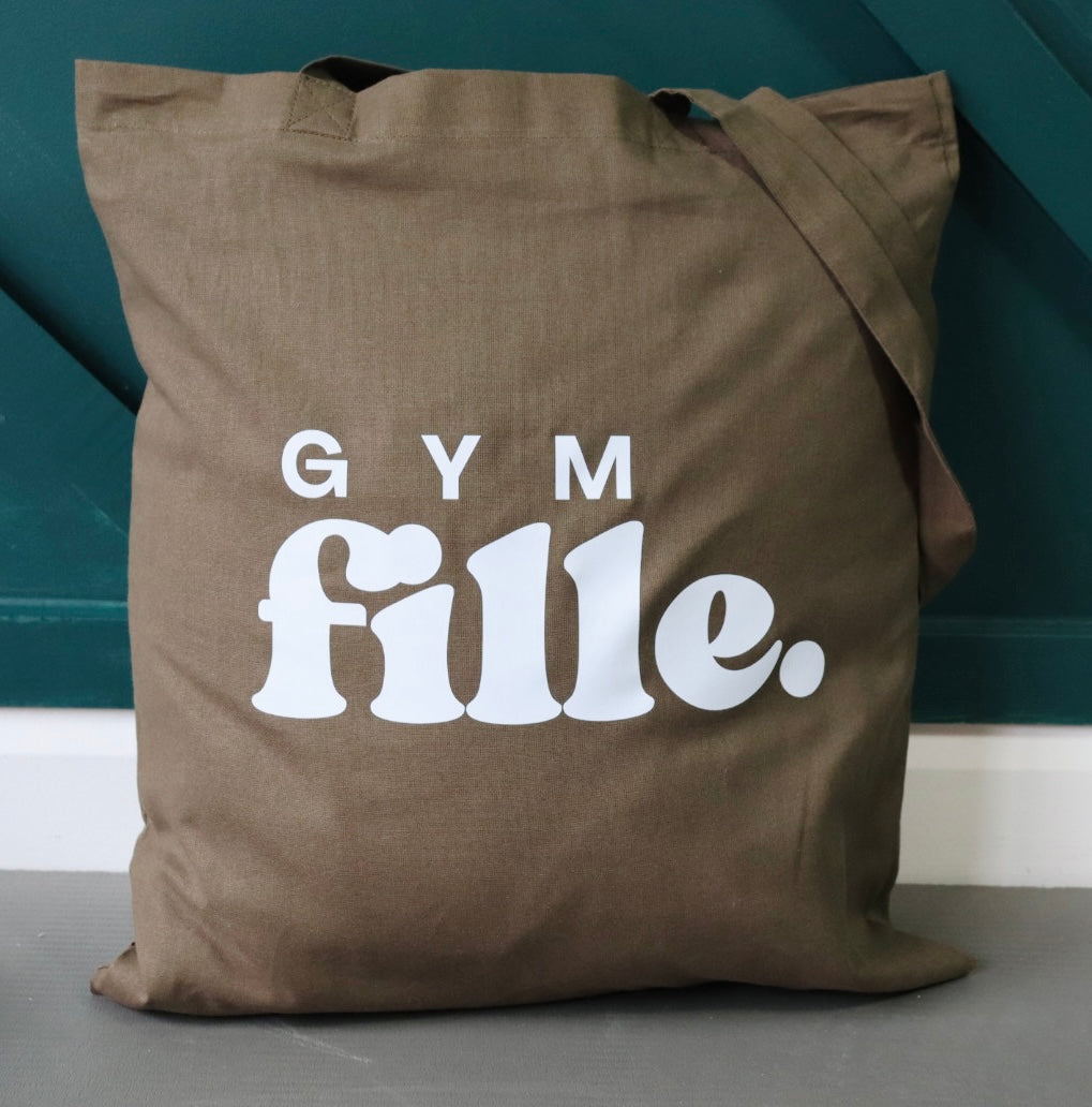 Olive Green Tote Bag