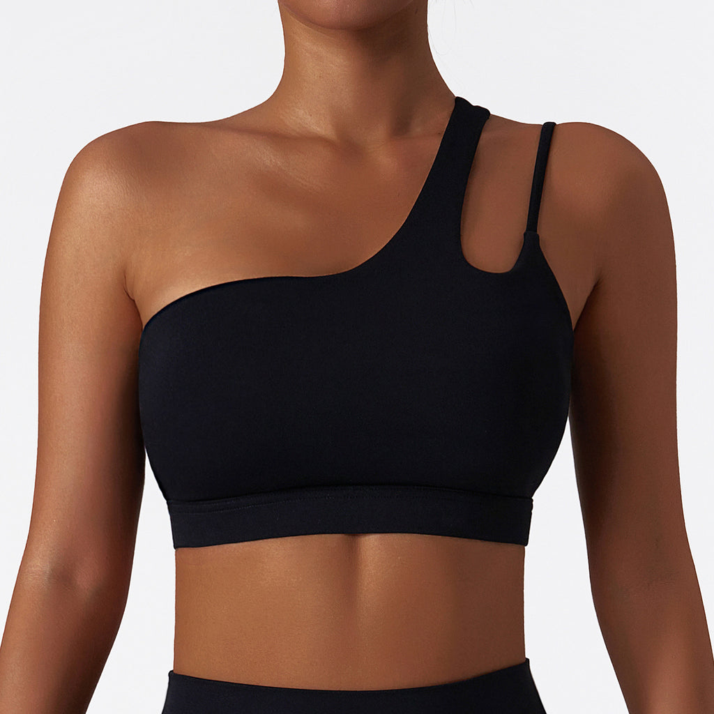 Camille One Shoulder Sports Bra