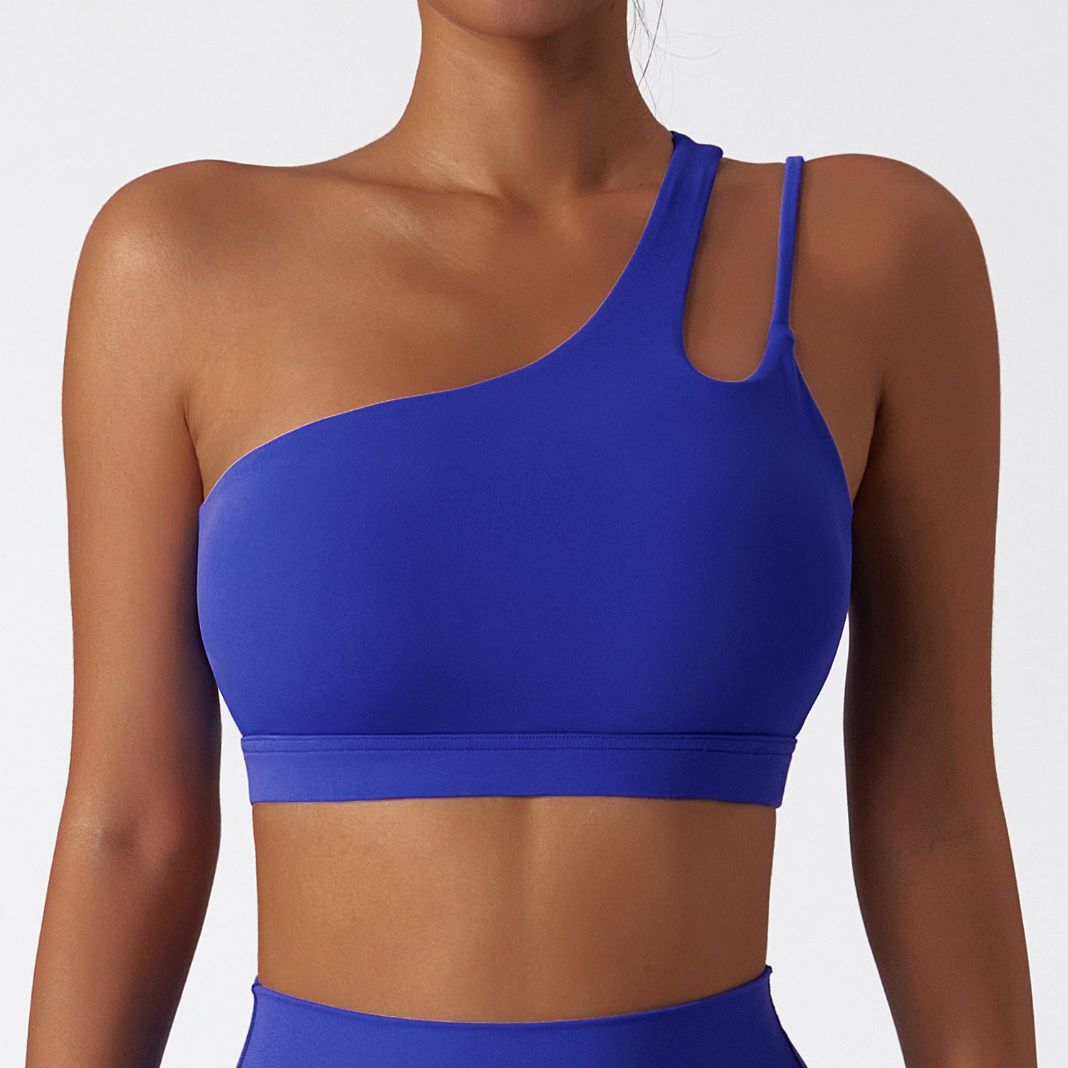 Camille One Shoulder Sports Bra