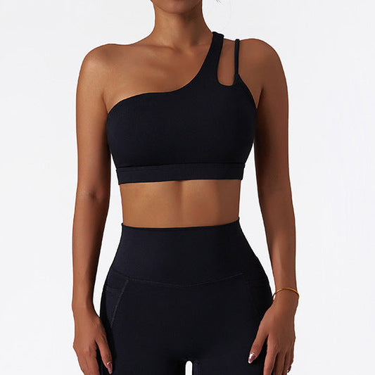 Camille One Shoulder Sports Bra