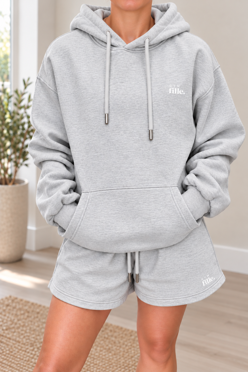 Hallie Hoodie & Jogger Shorts Set